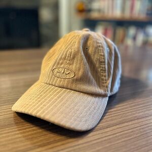 Tan Adidas corduroy hat